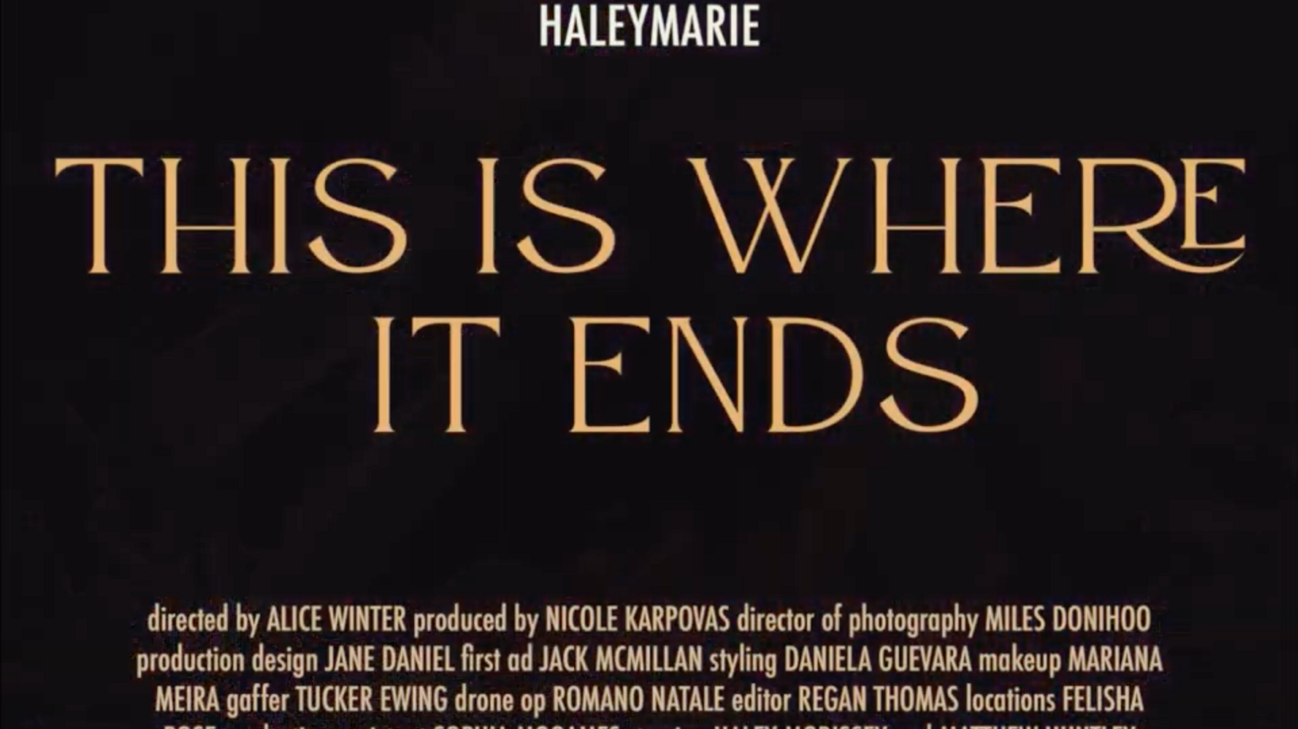 This Is Where It Ends // Editor